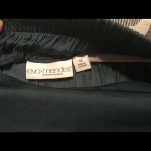 Eva Mendes NY&Co dress pant, FOREST GREEN size M